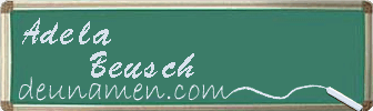 Adela Beusch Visitenkarte